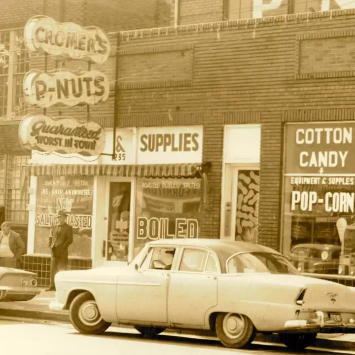 Cromer's P-Nuts vintage sign
